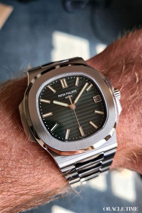 patek philippe 5711 wallpaper on wrist|patek philippe nautilus review.